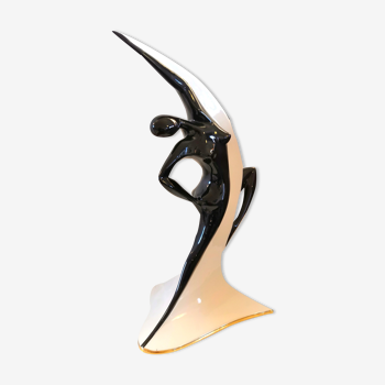 Ceramic lamp foot signed Italo Casini design 60s