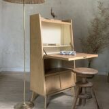 Vintage pyramidal bookcase secretary desk