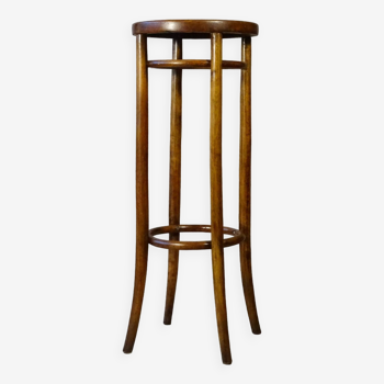 Bolster stool 90 cm Bistrot, curved wood 1890