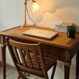 Art Nouveau bronze tulip lamp