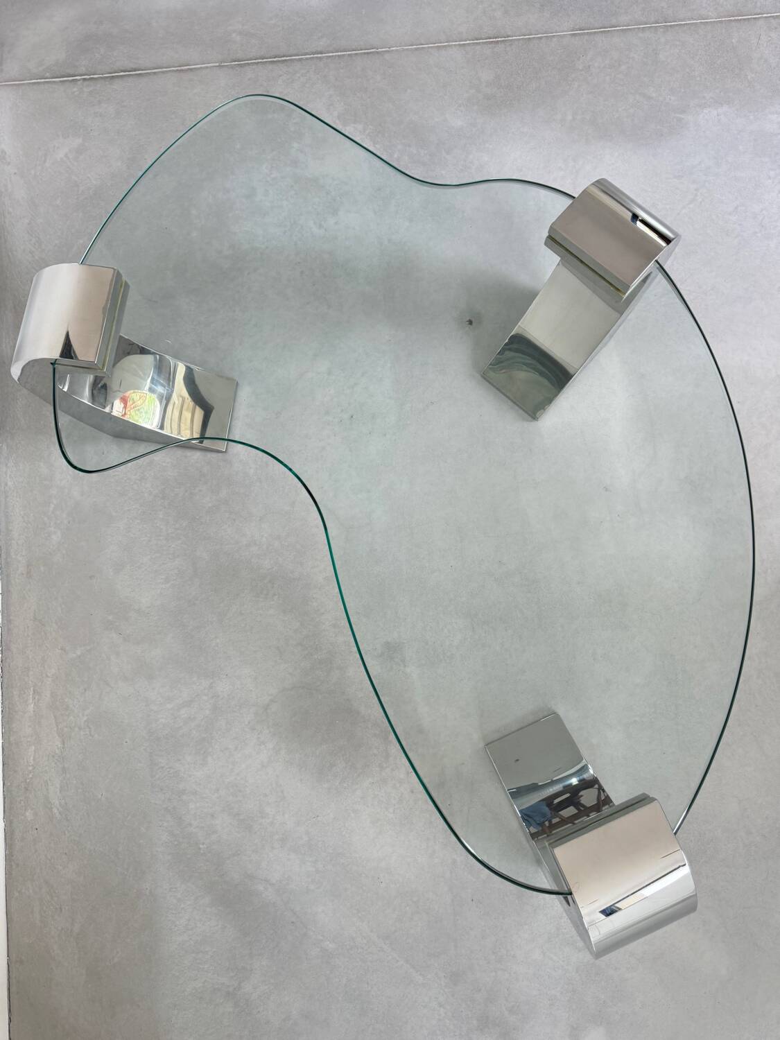 Superb postmodern Italian design coffee table from the 2000s