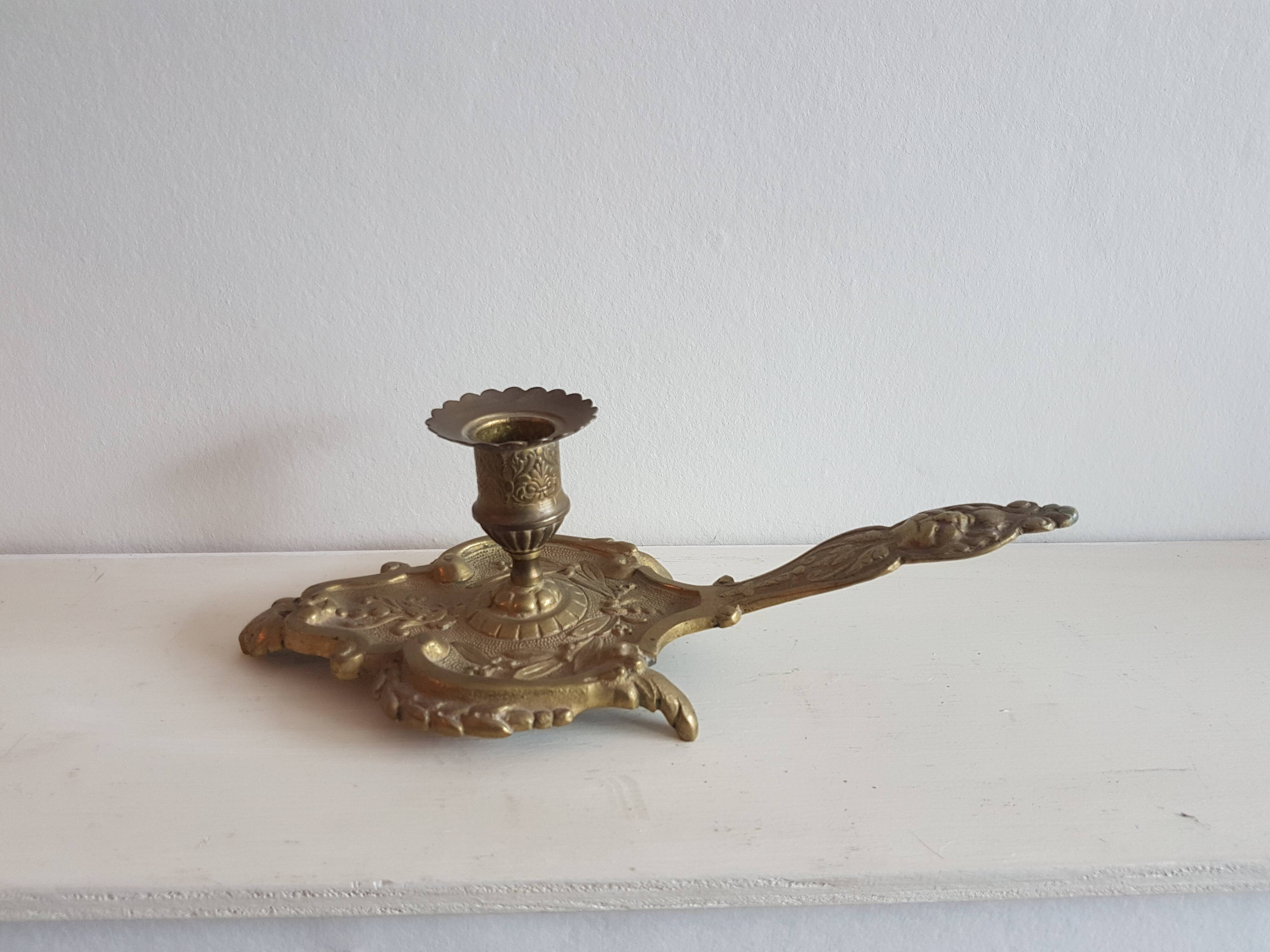 Brass candlestick