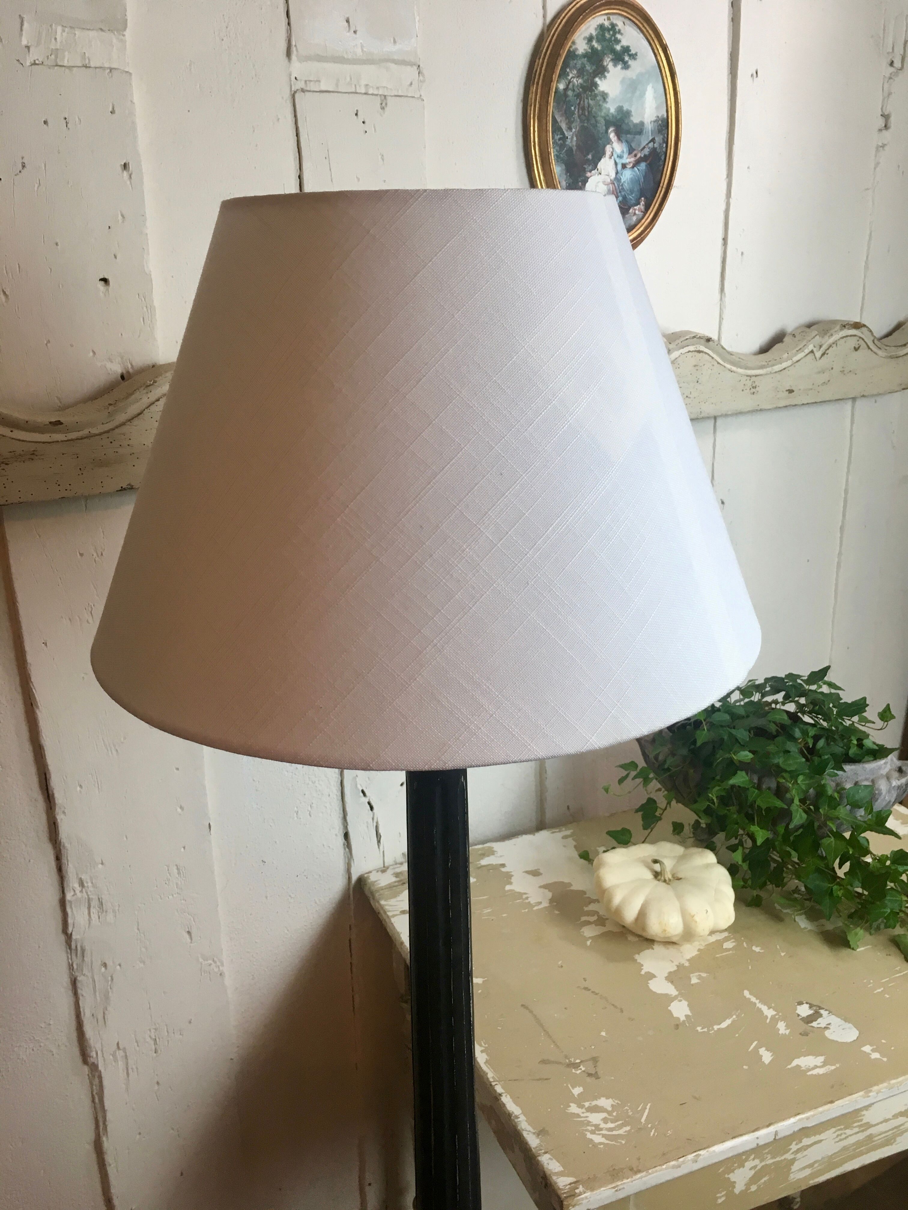 Floor lamp Louis XVI style slate gray patina