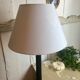 Floor lamp Louis XVI style slate gray patina