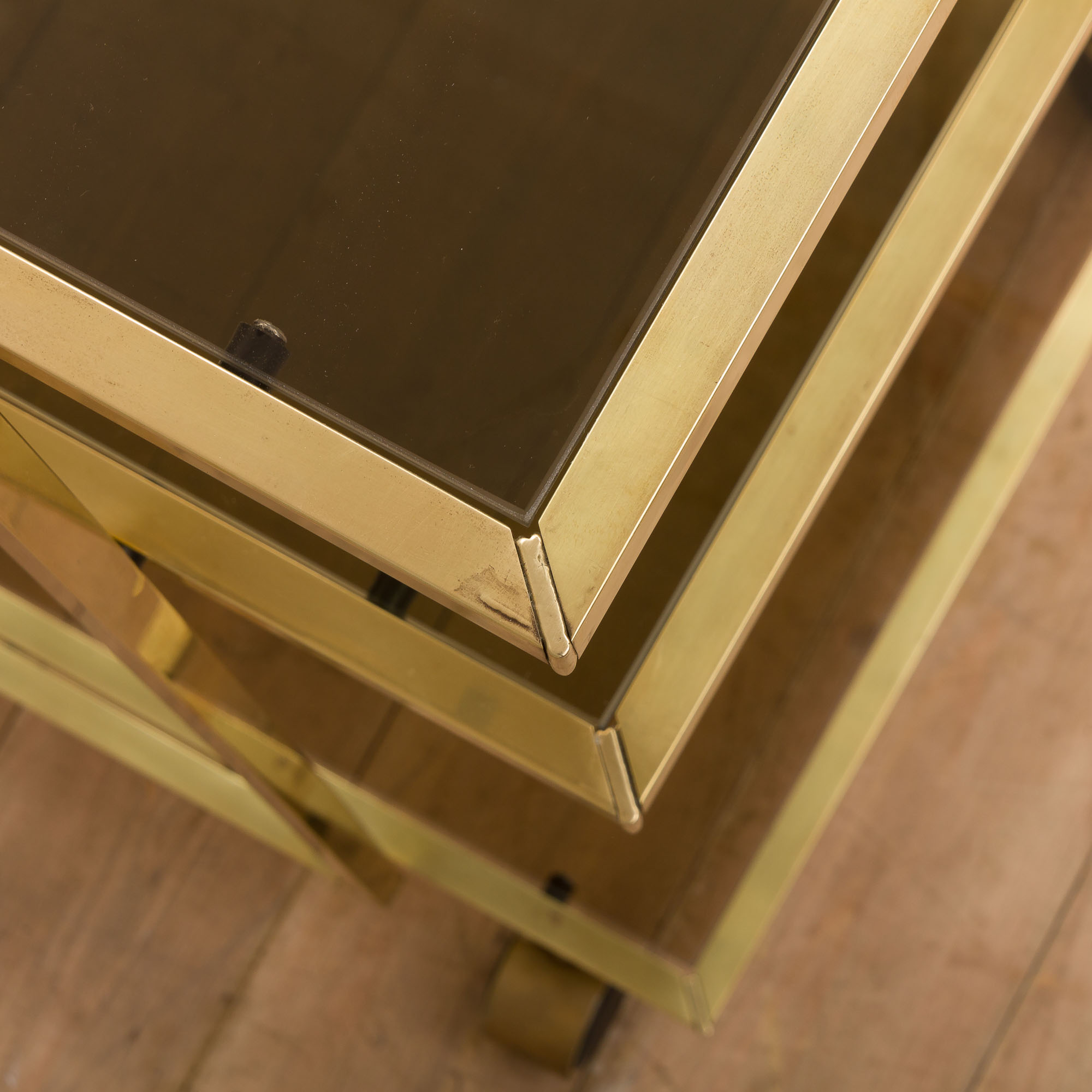 Hollywood Regency style bar cart