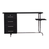 Restored Bauhaus Oak Writing Desk Designed by Jindrich Halabala, 1930s, Czechia