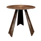 Large modernist candlestick for a large candle, Germany, 1970s.