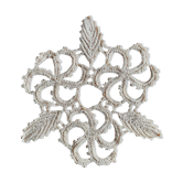 Napperon en crochet, vintage, beige