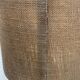 Rattan lamp and jute lampshade