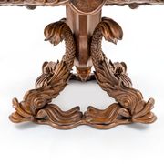 Attributed to Henry Eyles Victorian Walnut Center Table England Mid-19th