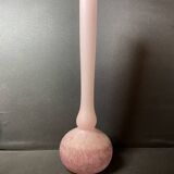 Soliflore vase named “Berluze or Galinette” – Marmoreal glass – Signed (illegible)