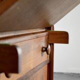 Vintage Danish Style Bureau / Cabinet In Afromosia By A. Younger