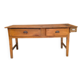 Farmhouse kitchen table from the late 19th century.