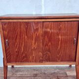 Vintage high sideboard with compass feet