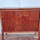Vintage high sideboard with compass feet