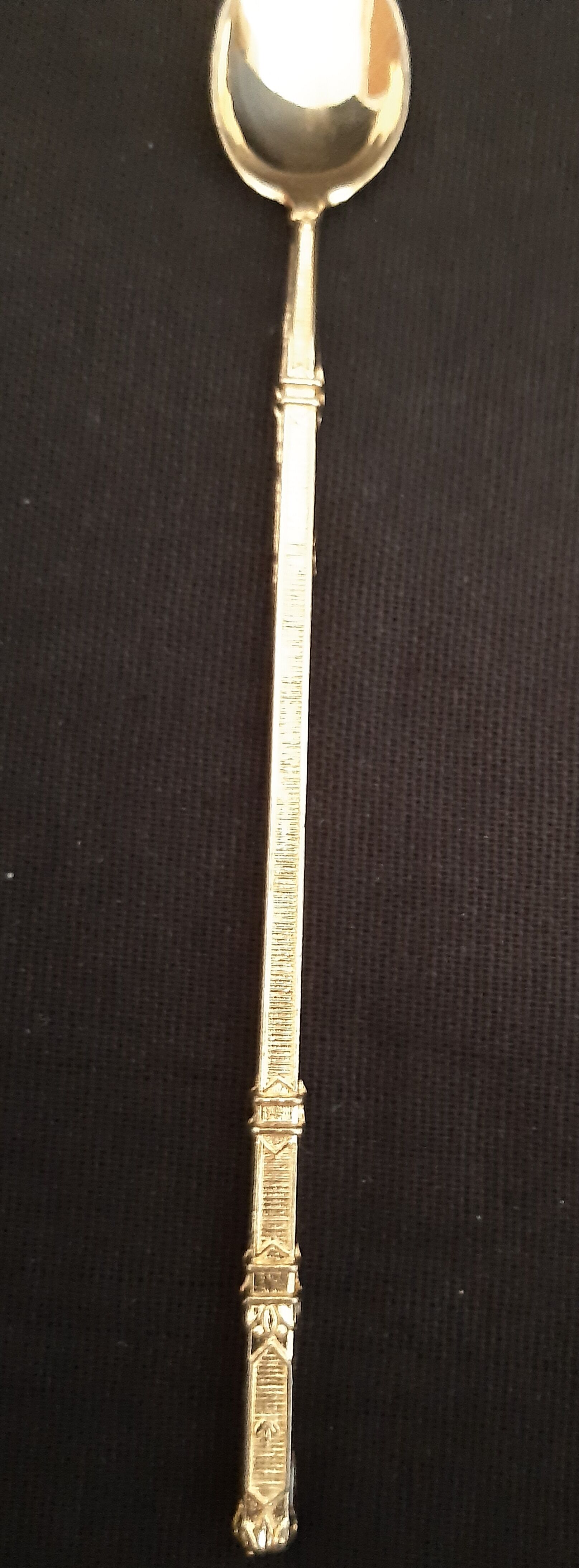 Set of 6 spoonfuls golden cocktail Russian model