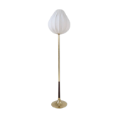 Modern mid-century brass trumpet-shaped floor lamp, Sweden, 1960s.