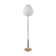 Modern mid-century brass trumpet-shaped floor lamp, Sweden, 1960s.