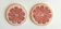Dessous de verre pamplemousse rose