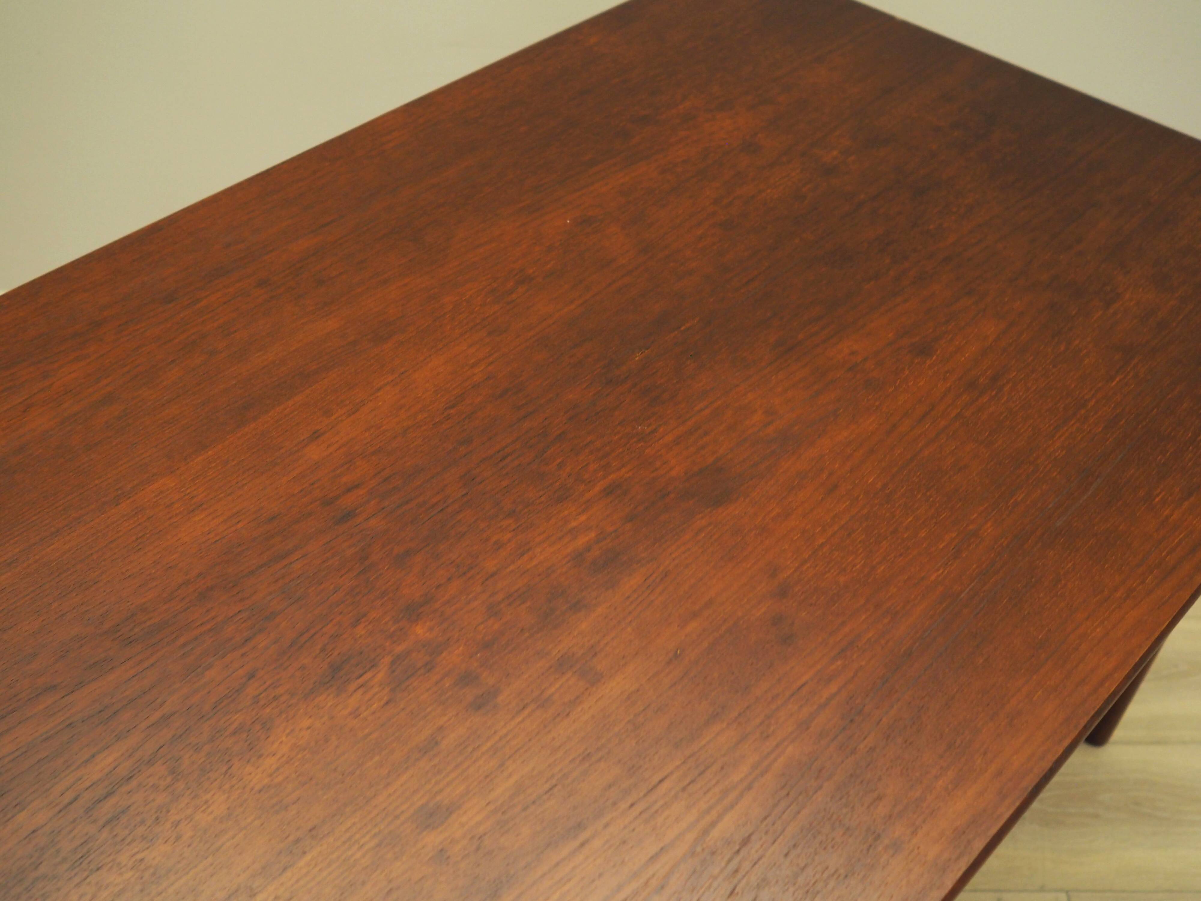 Teak table, Danish design, 1970s, production: Denmark