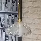 Paire SUSPENSIONS art déco ezan Jean Gaultier, suspensions vintage 1930 Fra