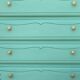 Commode vintage vert menthe 1950