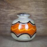 Vase céramique boule West Germany 484-21, vase avec anse, collection, décoration intérieur