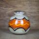 West Germany ceramic ball vase 484-21, vase with handle, collection, interior decoration