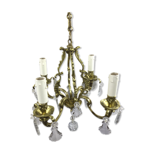 Lustre cage à 4 lumières