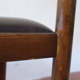 4 brutalist skai chairs (3 lots available)