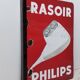 Enamelled plaque "sers philips"