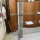 Roche Bobois stone and glass sculpture shelf 1970s