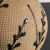 Vase boule en grès, années 80