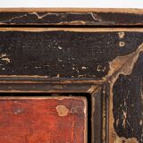 Ancien buffet rouge à deux portes (vers 1900) #50