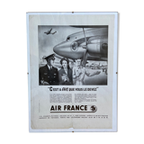 Air France advertising poster April 30, 1949