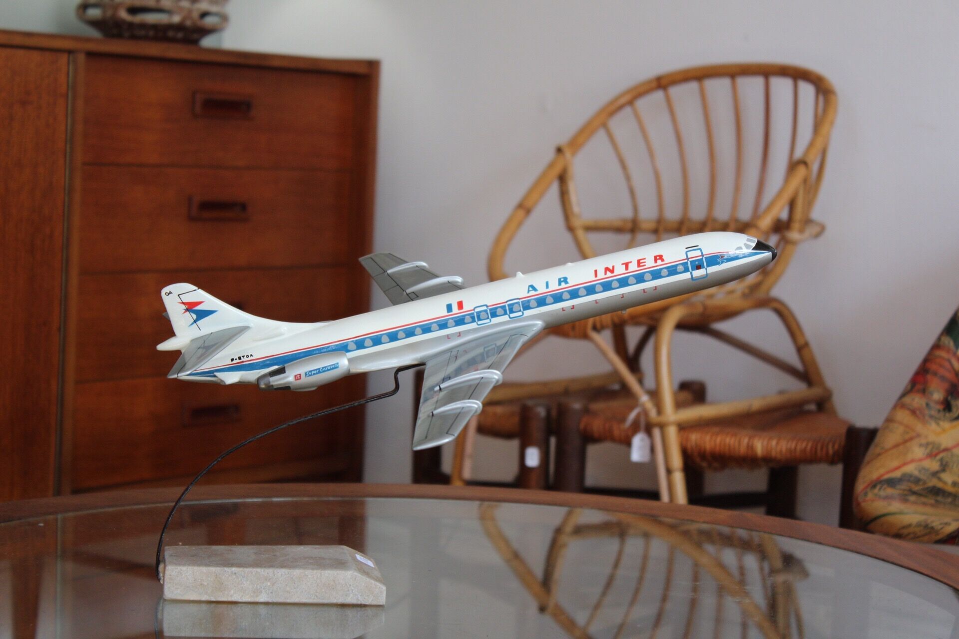 Plane model of agency air inter vintage