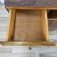 Art Decò bedside tables in walnut and brass, 1940
