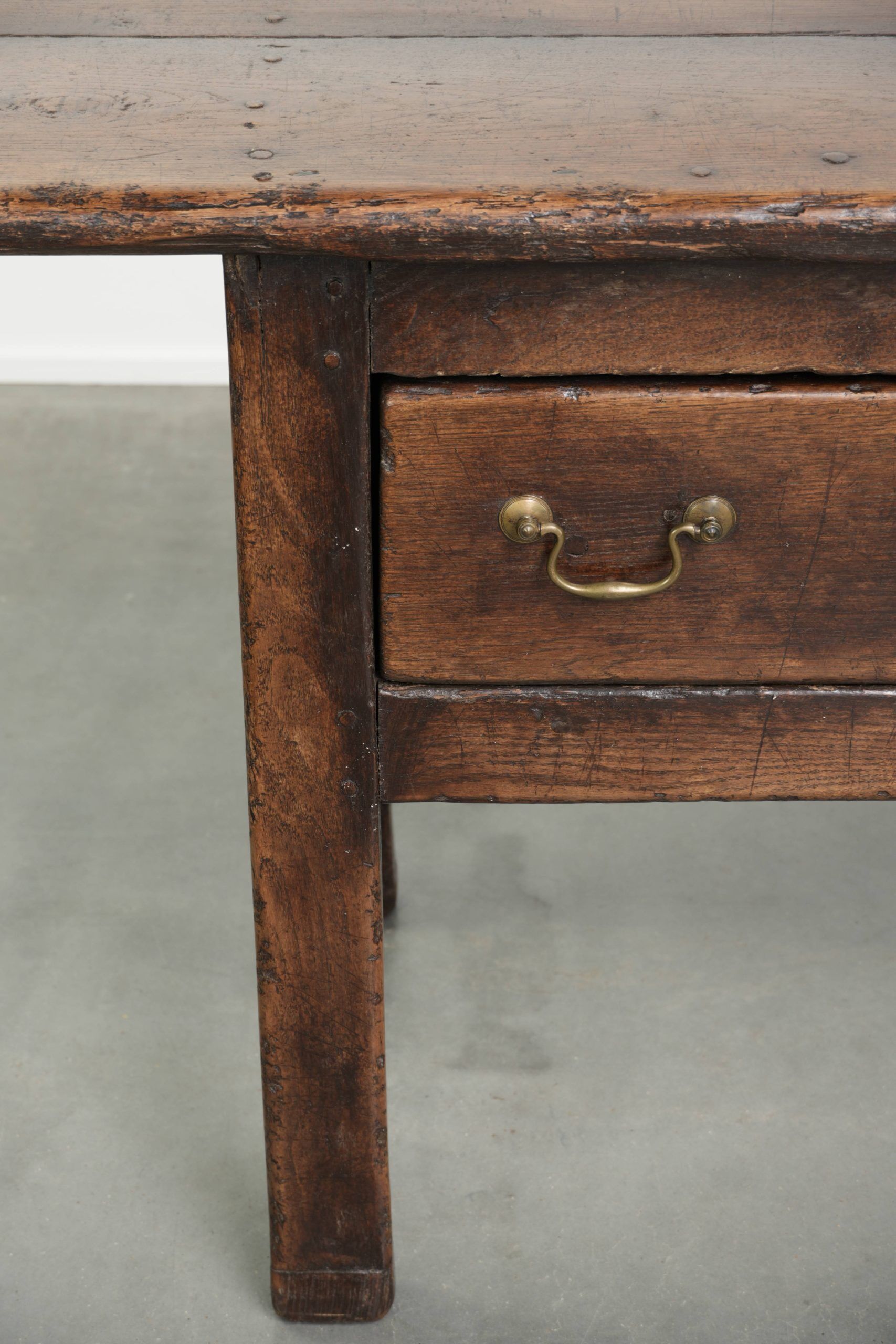 Antique sideboard in English style 19th century with a rural appearance