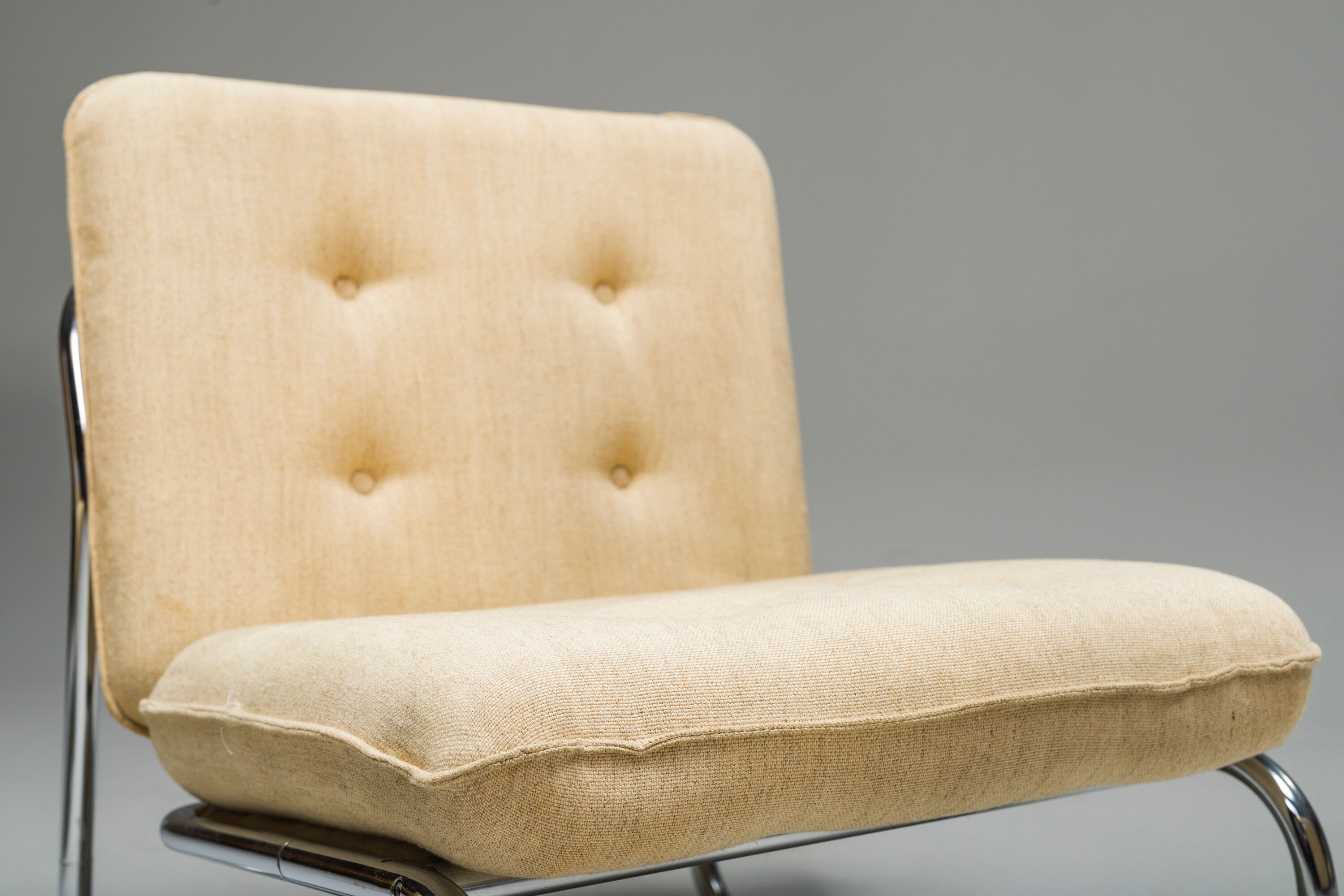 Three-Seater Borkum Sofa and Armchairs by Johan Bertil Häggström for Ikea, 1970s, Set of 2