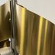 Italian Floor Lamp in Brushed Steel and Brass, 1970s