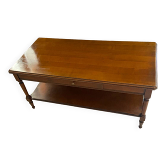 Table basse merisier