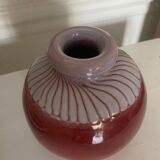 Glazed ceramic ball vase by Jean and Robert Cloutier 1950-1960