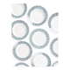 Set of 10 Moulin des Loups and Hamage Orchies diamond plates