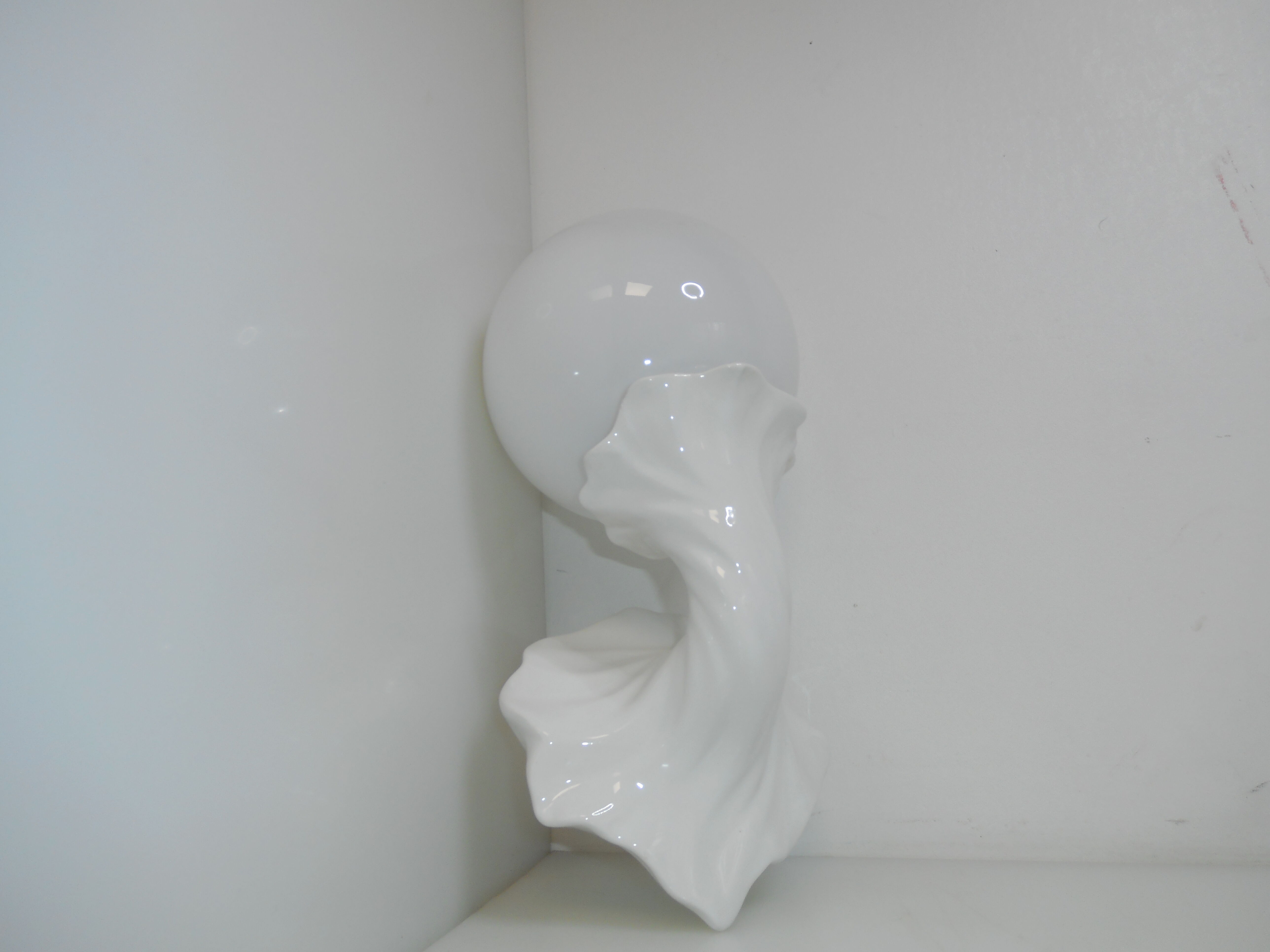 Wall light white ball