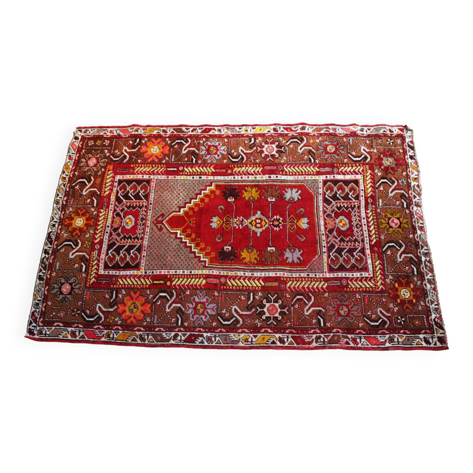 Prayer rug Kirsehir, Anatolia, Türkiye.