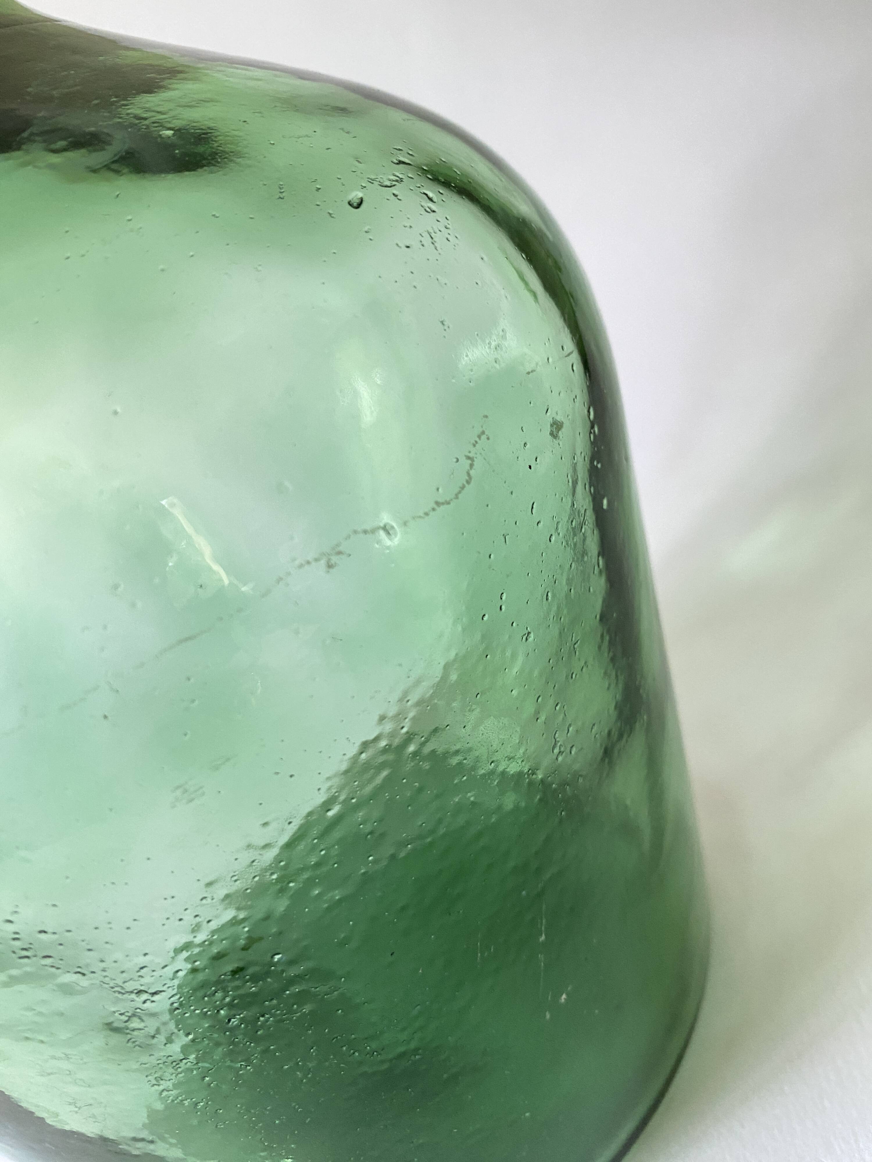 Glass lamp, braided fabric cable, new lampshade