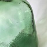 Glass lamp, braided fabric cable, new lampshade