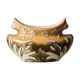 Antique Art Nouveau Barbotine Planter – Signed Orchies (c. 1900)