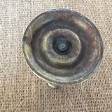 Copper candle holder
