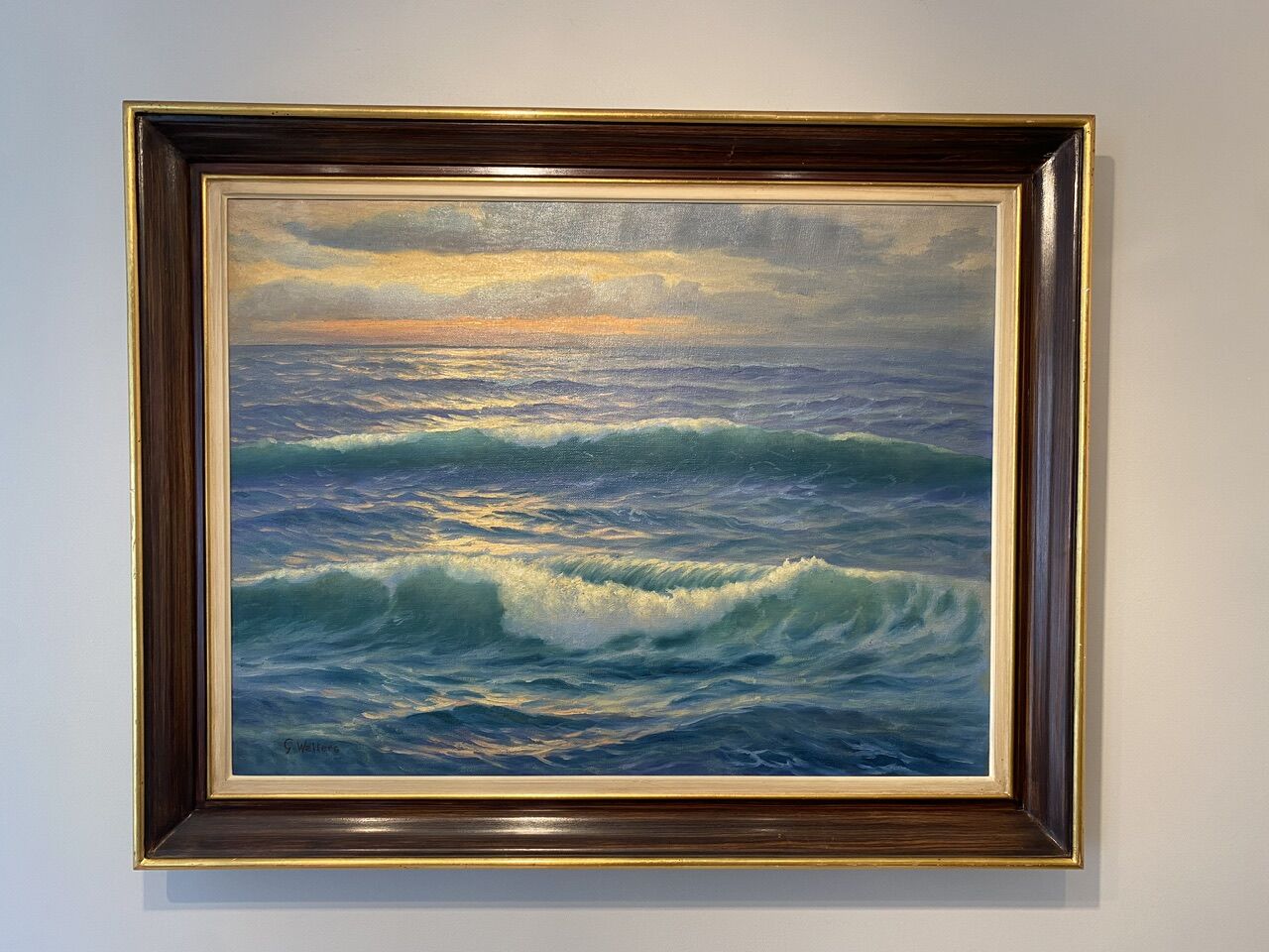 Tableau signée G Welters XXème siècle